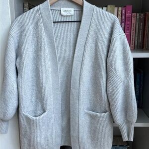Aritzia | Wilfred Free | S | Unwind Cardigan Merino Wool Size S Heather Birch